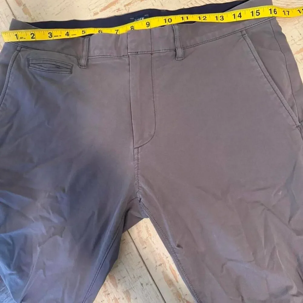 Jcrew Men's Grey and Blue Trousers